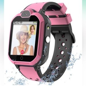NIB 4G GPS Kids Waterproof Smartwatch 4G - Pink